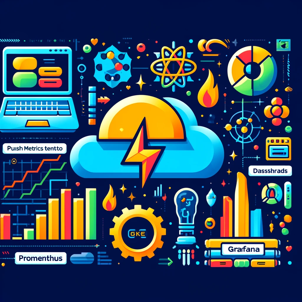 Configuring GKE to Push Metrics to Prometheus and Create Dashboards on Grafana
